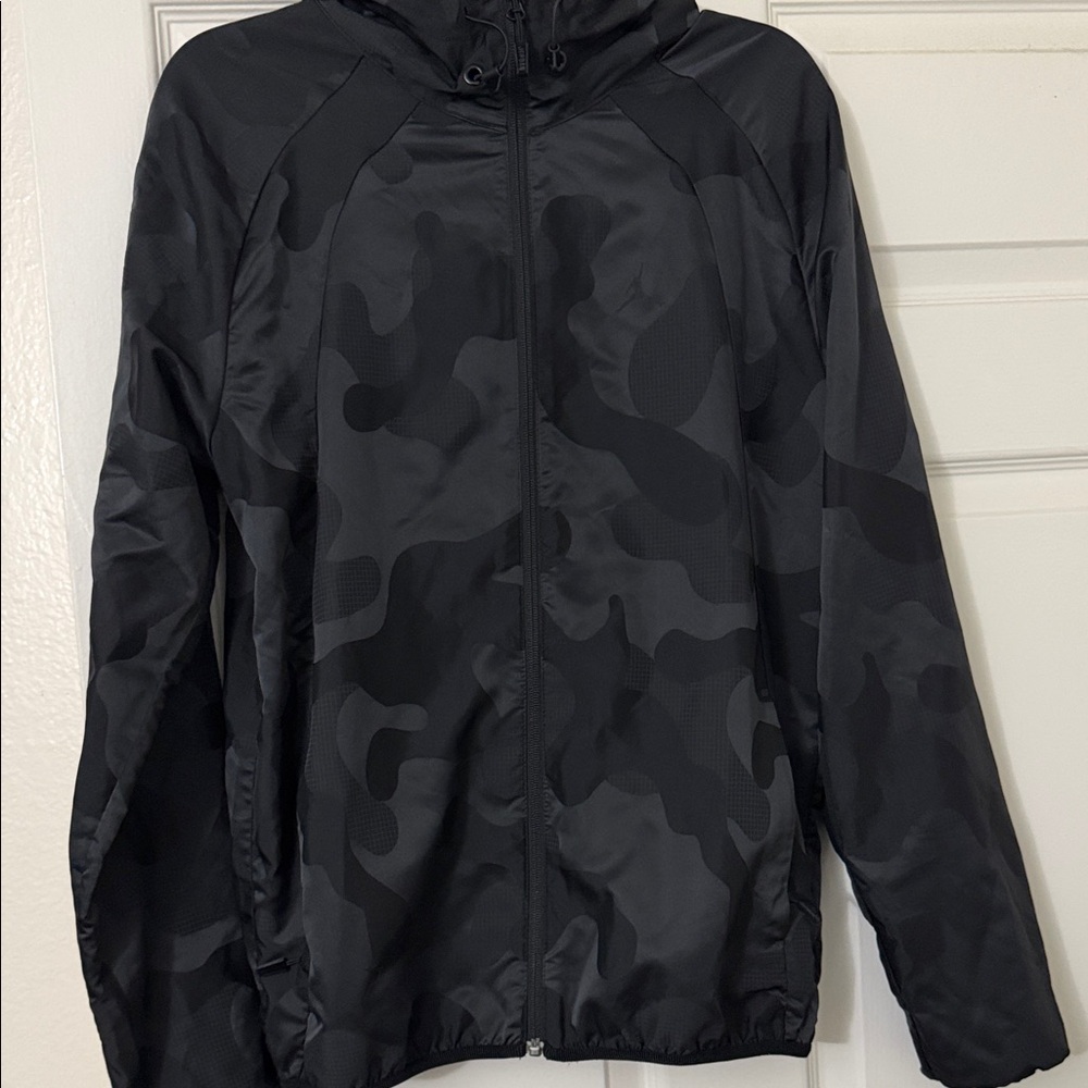 Men's Jordan Black Camo Lightweight Windbreaker Jacket